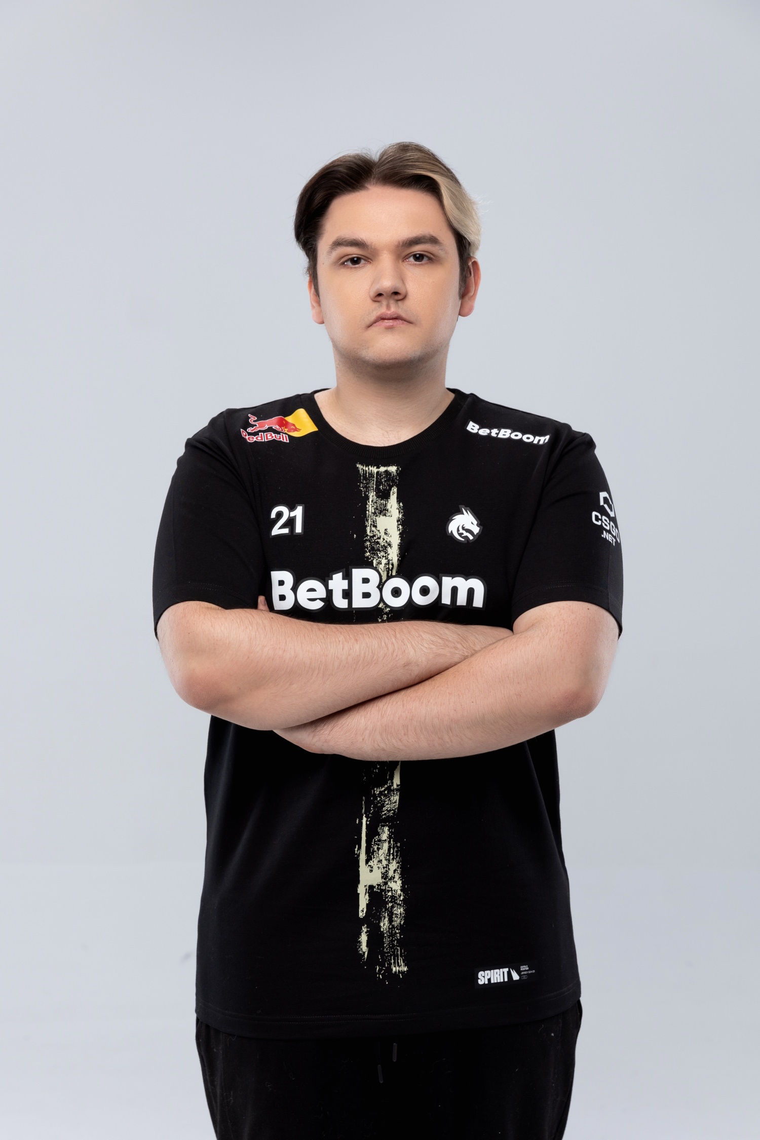 Yatoro in a 2025 Team Spirit player photo